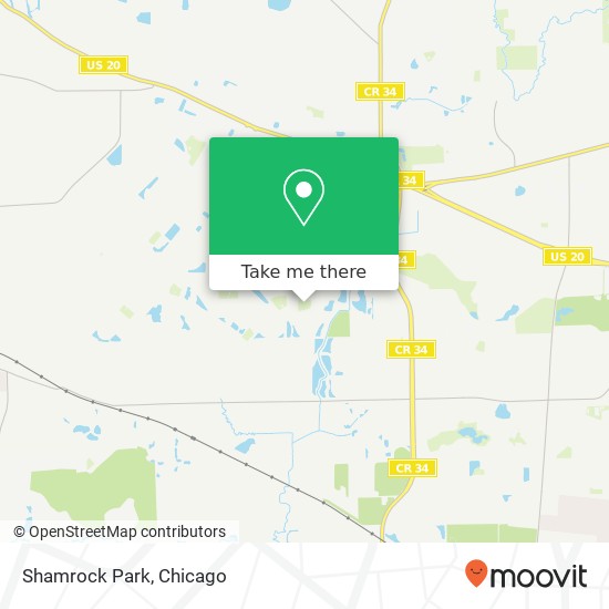 Mapa de Shamrock Park