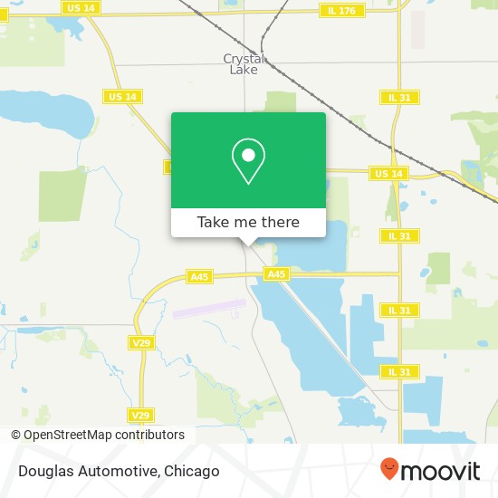 Douglas Automotive map