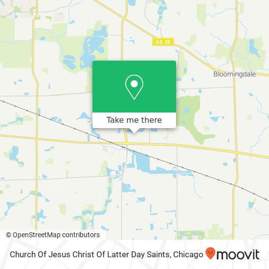 Mapa de Church Of Jesus Christ Of Latter Day Saints