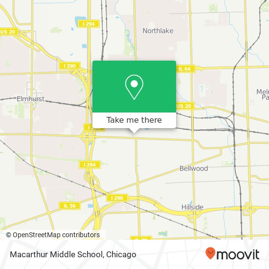 Macarthur Middle School map