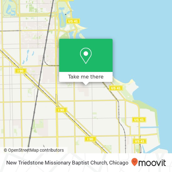 New Triedstone Missionary Baptist Church map