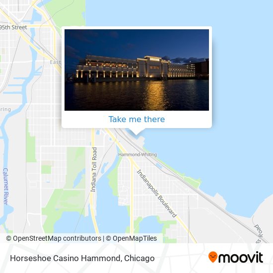 Mapa de Horseshoe Casino Hammond