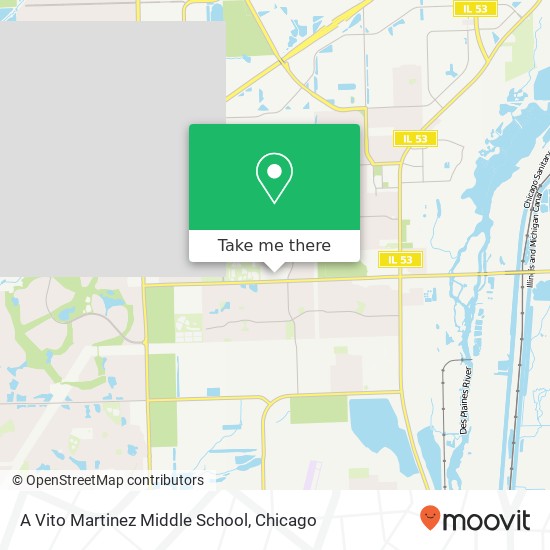 A Vito Martinez Middle School map