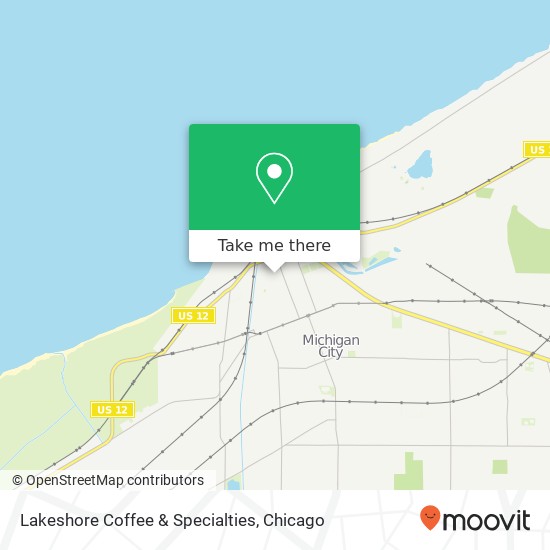 Lakeshore Coffee & Specialties map