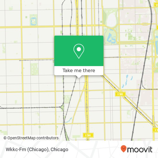 Mapa de Wkkc-Fm (Chicago)