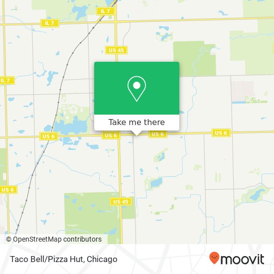 Taco Bell/Pizza Hut map