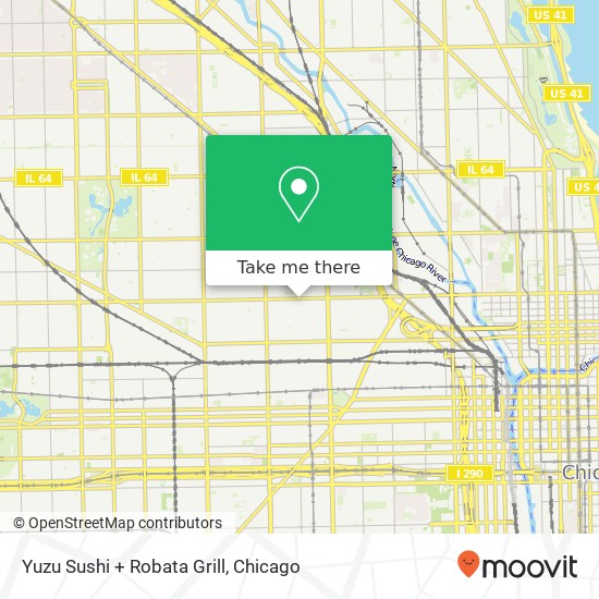 Yuzu Sushi + Robata Grill map