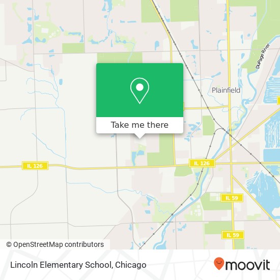 Lincoln Elementary School map