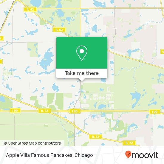 Mapa de Apple Villa Famous Pancakes