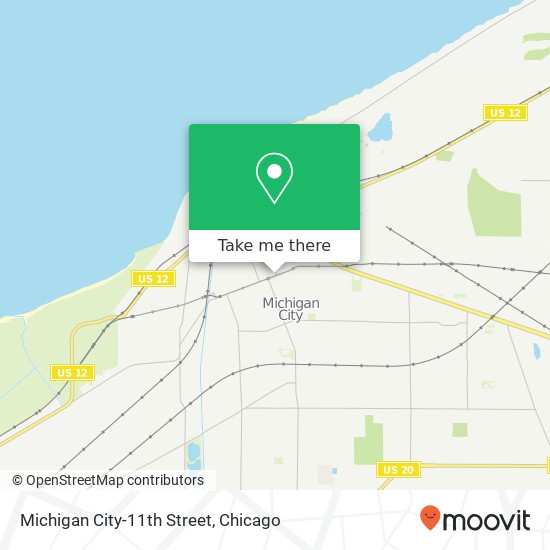 Michigan City-11th Street map