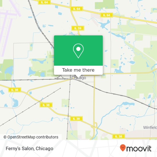 Ferny's Salon map