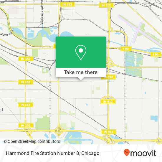 Mapa de Hammond Fire Station Number 8