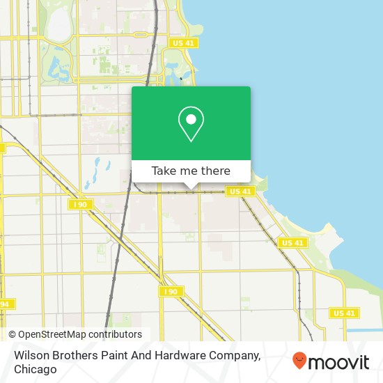 Wilson Brothers Paint And Hardware Company map