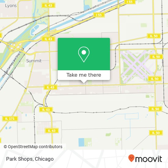 Park Shops map