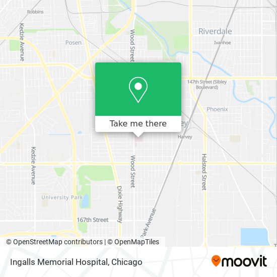 Mapa de Ingalls Memorial Hospital