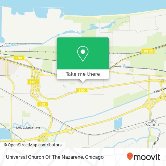 Universal Church Of The Nazarene map