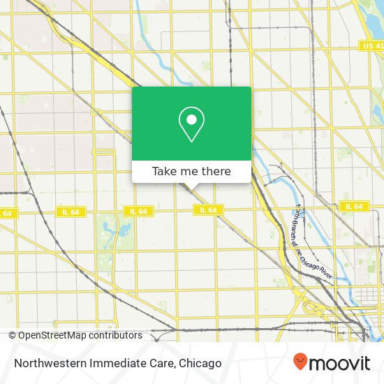 Mapa de Northwestern Immediate Care