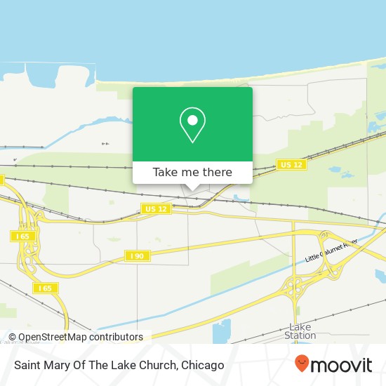 Saint Mary Of The Lake Church map