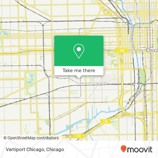 Vertiport Chicago map