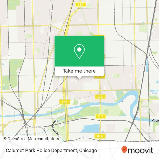 Calumet Park Police Department map