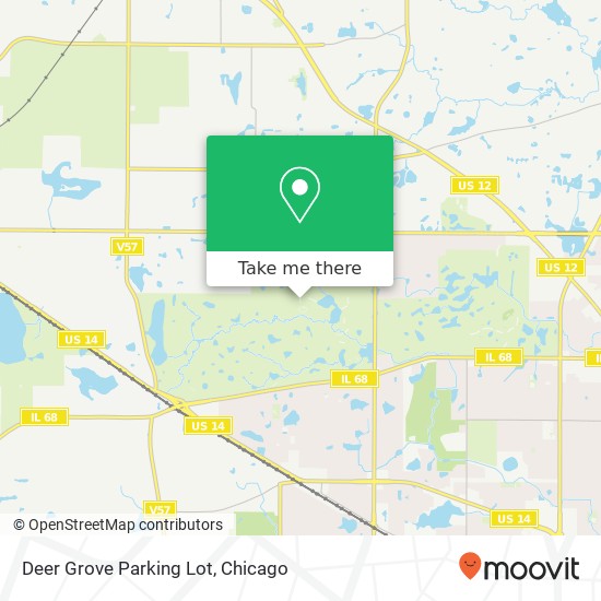 Deer Grove Parking Lot map