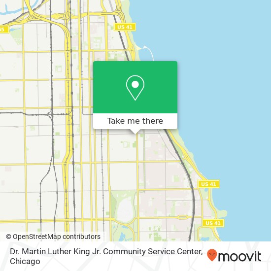 Dr. Martin Luther King Jr. Community Service Center map