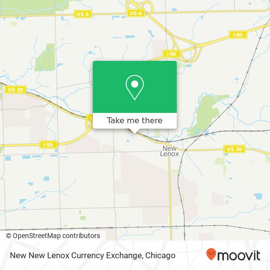 Mapa de New New Lenox Currency Exchange