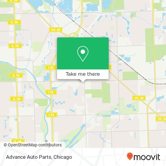 Advance Auto Parts map