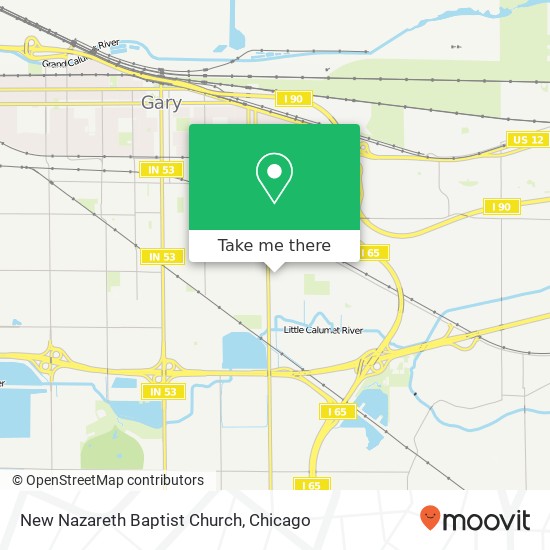 New Nazareth Baptist Church map