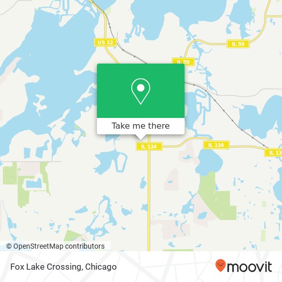 Fox Lake Crossing map