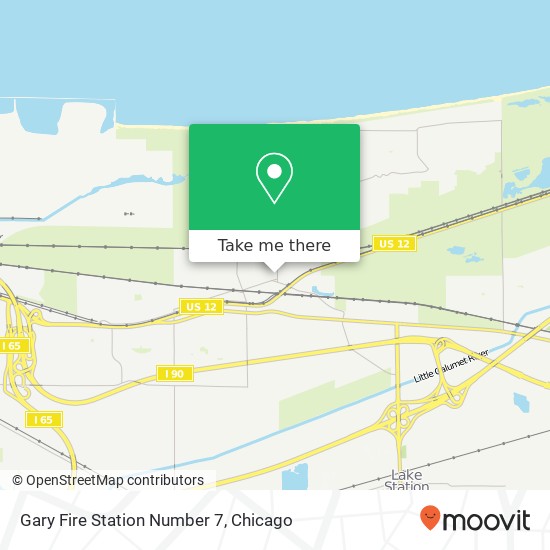 Mapa de Gary Fire Station Number 7