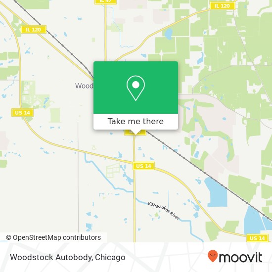 Woodstock Autobody map