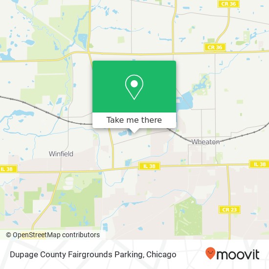 Mapa de Dupage County Fairgrounds Parking