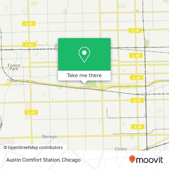 Austin Comfort Station map