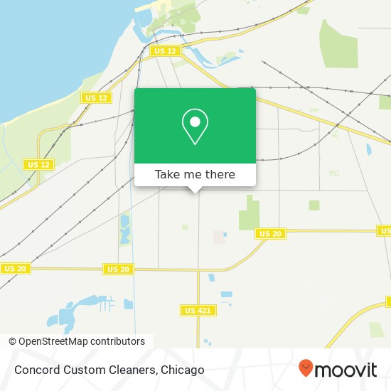Concord Custom Cleaners map