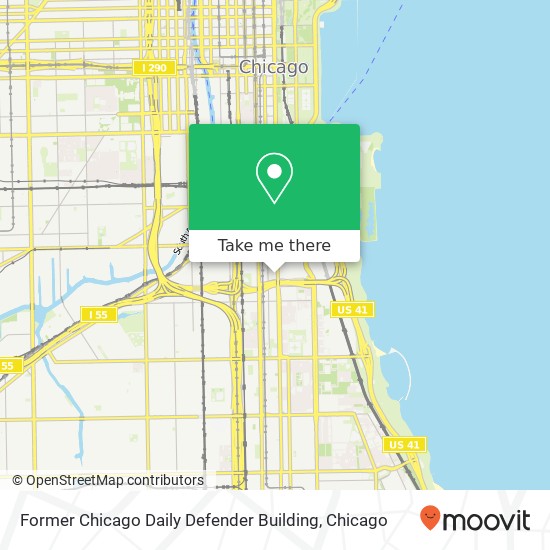 Mapa de Former Chicago Daily Defender Building