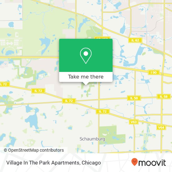 Village In The Park Apartments map