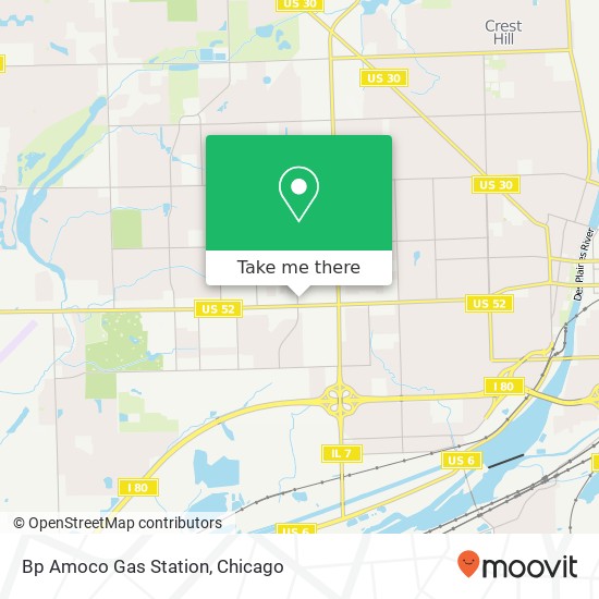 Bp Amoco Gas Station map