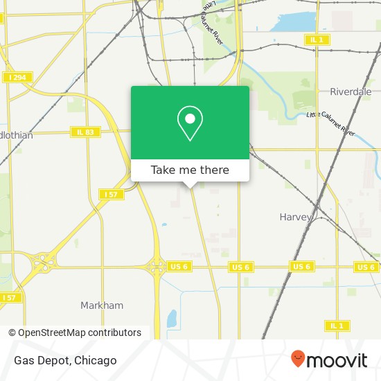 Gas Depot map