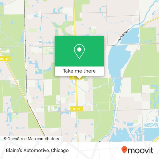 Mapa de Blaine's Automotive