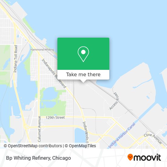 Bp Whiting Refinery map