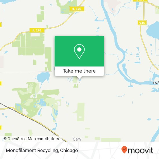 Monofilament Recycling map