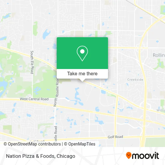 Nation Pizza & Foods map