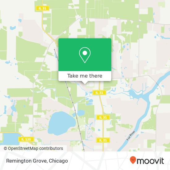 Remington Grove map