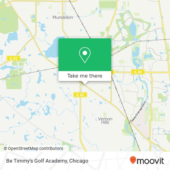 Be Timmy's Golf Academy map