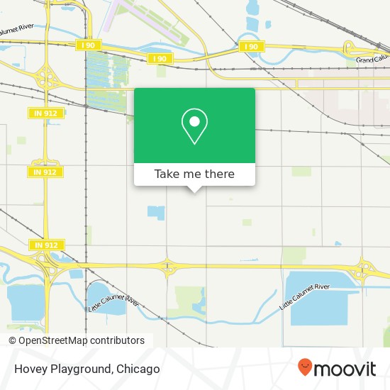 Mapa de Hovey Playground