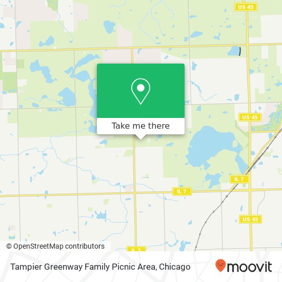 Tampier Greenway Family Picnic Area map