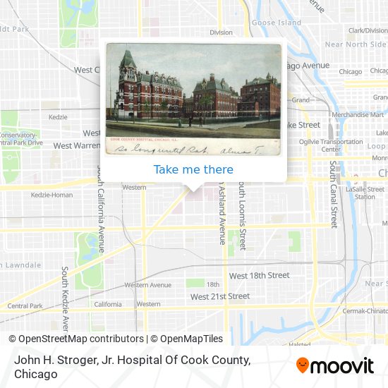 John H. Stroger, Jr. Hospital Of Cook County map