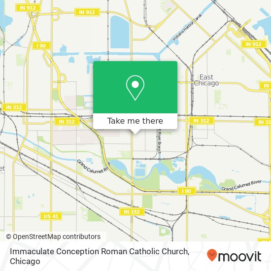 Immaculate Conception Roman Catholic Church map