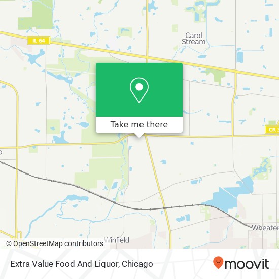 Extra Value Food And Liquor map